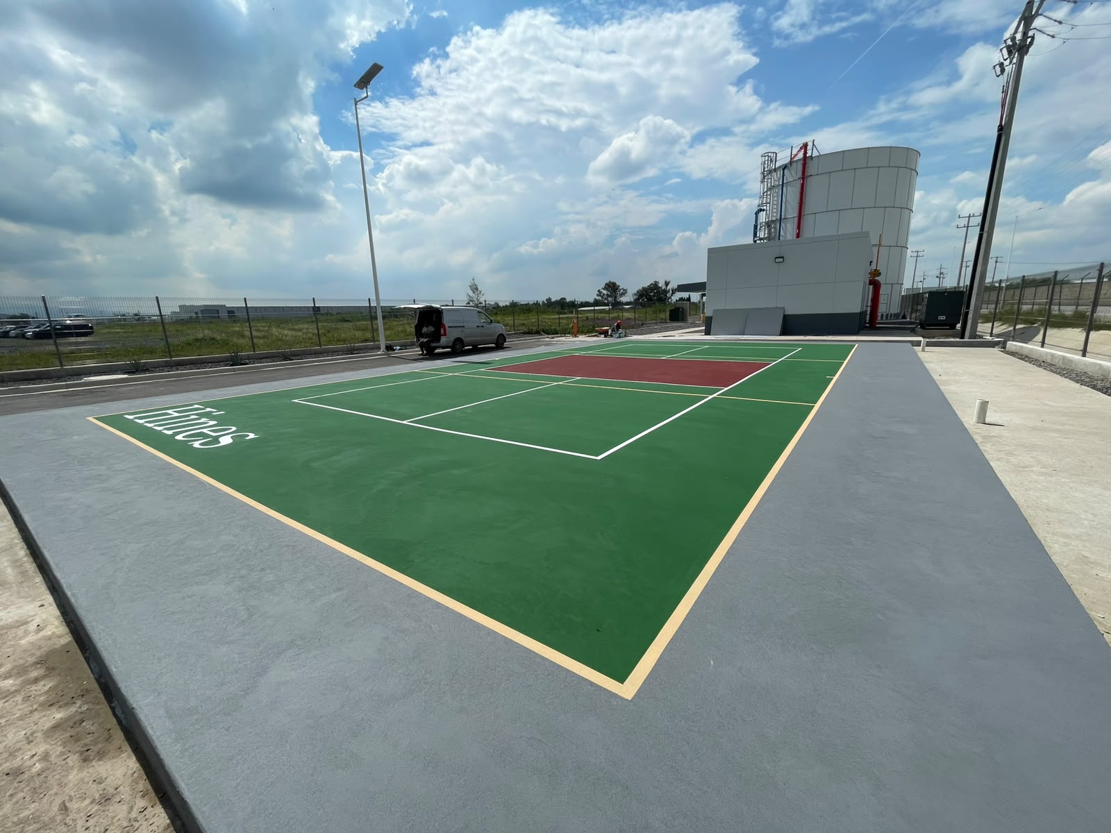 Cancha de pickleball llave en mano para desarrollo corporativo en Guadalajara
